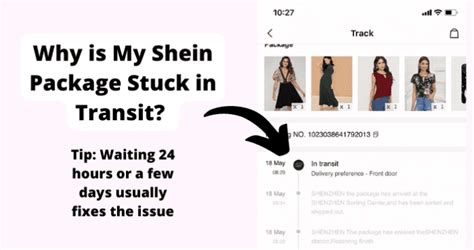 shein shipment stuck in transit.